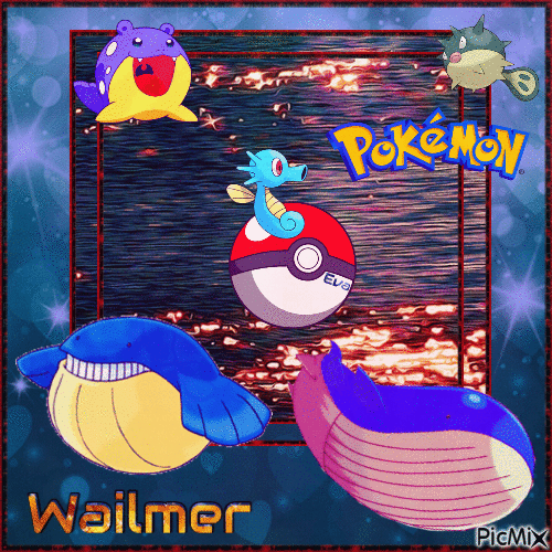 Pokémon Wailmer... 🐳🤍🐋 - Bezmaksas animēts GIF