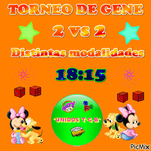 TORNEO DISTINTAS MODA 2 VS 2 - GIF เคลื่อนไหวฟรี