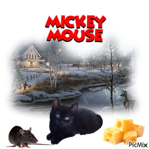 Pinkerton An His Lil Friend Mickey - PNG gratuit