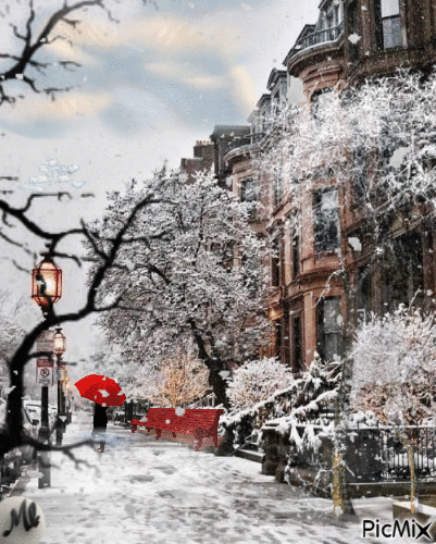 Tormenta de nieve - Ingyenes animált GIF