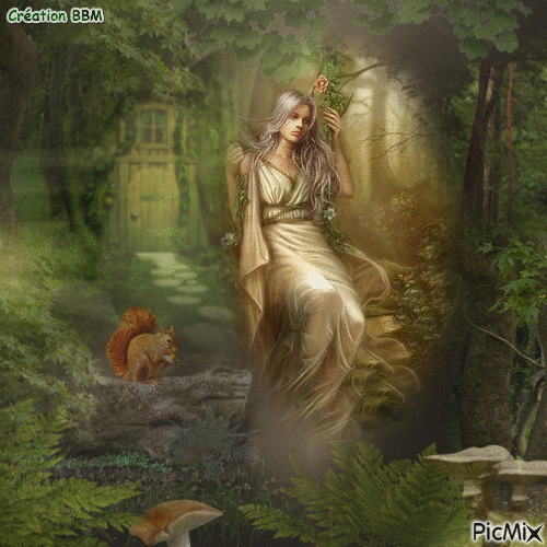 La fée de la forêt par BBM - Ingyenes animált GIF