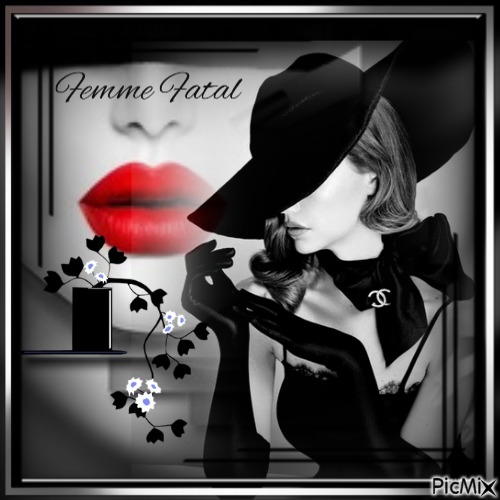 "Femme Fatale" - ücretsiz png