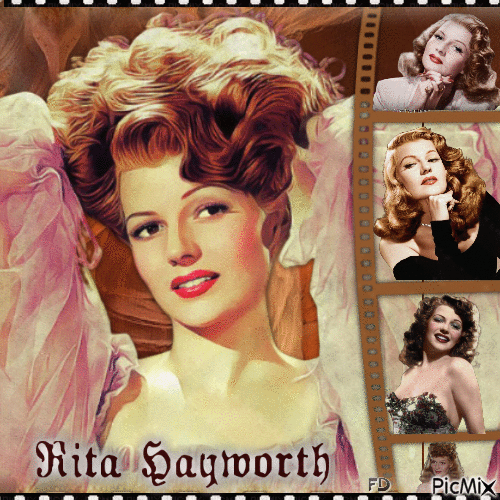 Rita Hayworth - Ilmainen animoitu GIF
