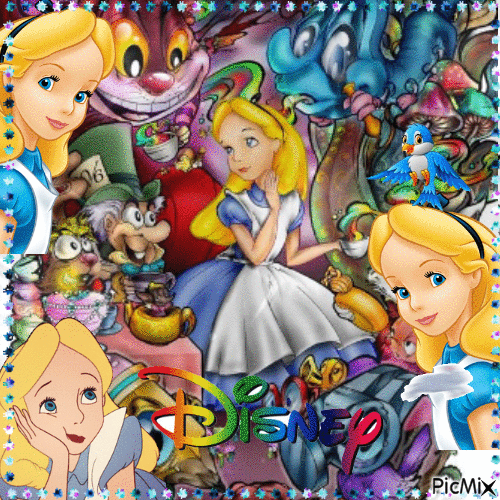 Alicia en el país de las Maravillas - Disney - Darmowy animowany GIF