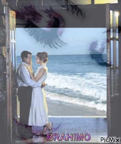 un couple en ete - Безплатен анимиран GIF