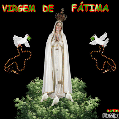 Virgem de Fatima - GIF animé gratuit