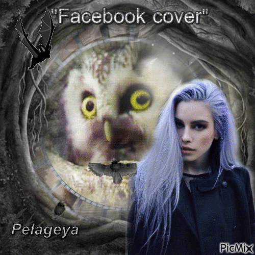 "Facebook cover" - GIF animé gratuit