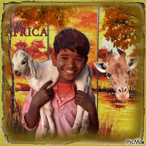 african boy - Δωρεάν κινούμενο GIF