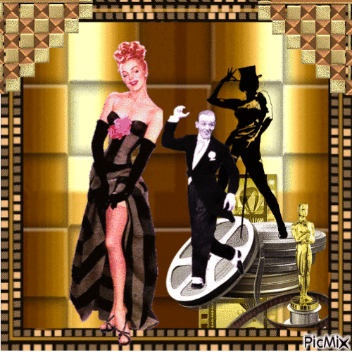 Hollywood glamour - Vintage - Bezmaksas animēts GIF