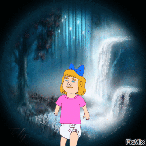 Baby in fantasy world - Bezmaksas animēts GIF