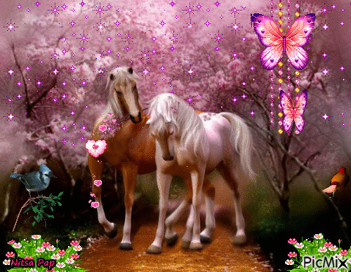 love horses. - GIF animé gratuit