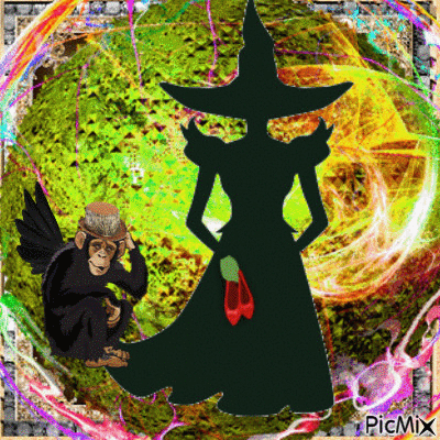 wicked witch - Gratis animeret GIF