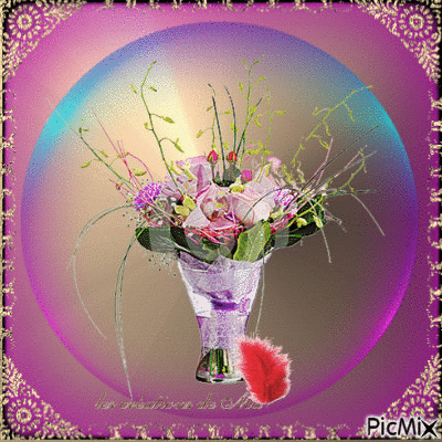 bouquet - GIF animado grátis