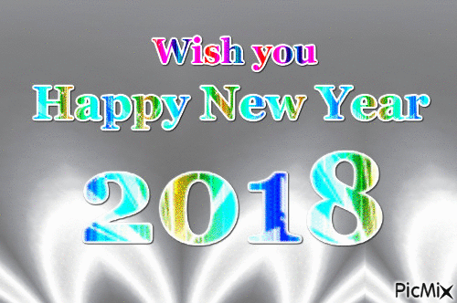 Wish you Happy New Year - GIF animado grátis