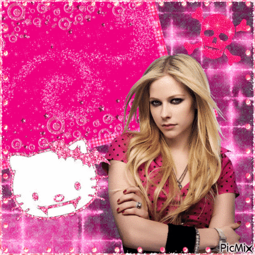 Avril Lavigne - Gratis animerad GIF
