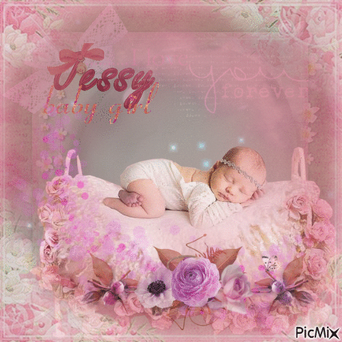 It's a baby girl- Jessy - Бесплатный анимированный гифка