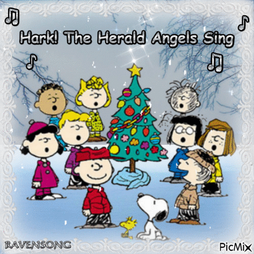 Hark! The Herald Angels Sing - Ilmainen animoitu GIF