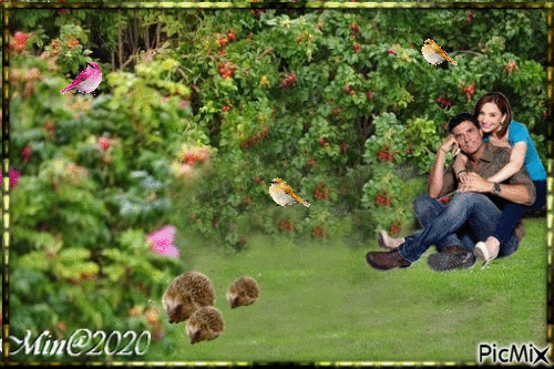 Min@  couple i naturen 2020.11.12 - Bezmaksas animēts GIF
