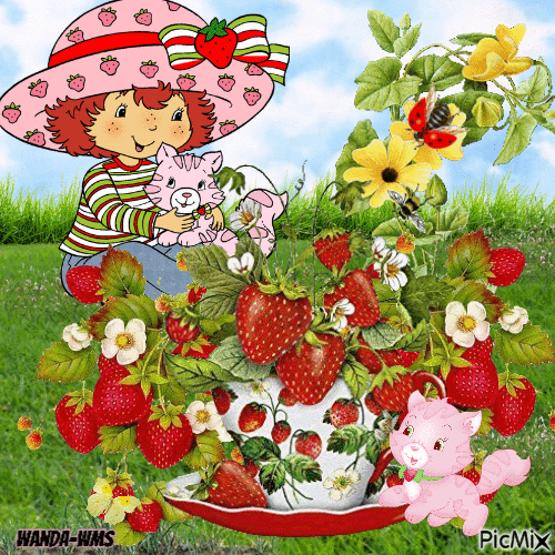 Strawberry Shortcake - GIF animate gratis