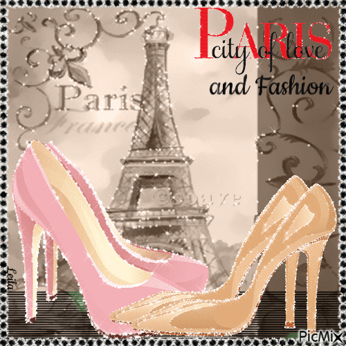 Paris, city of love and Fashion - Free animated GIF