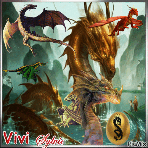 Dragons - GIF animado gratis