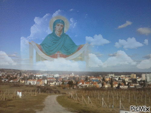 Clouds Mary - 免费动画 GIF