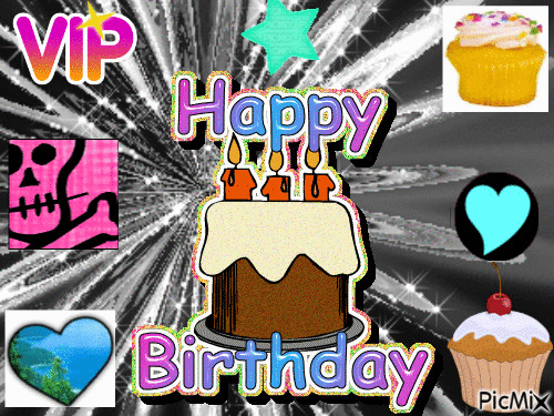 birthday - Zdarma animovaný GIF
