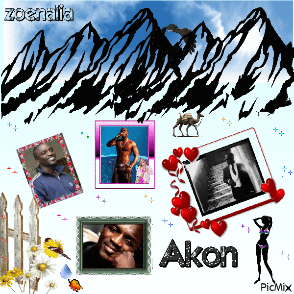 Akon - Free animated GIF