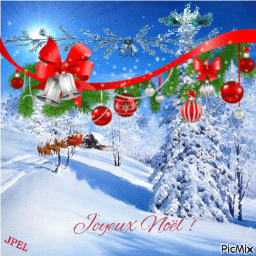 Joyeux Noel - Darmowy animowany GIF