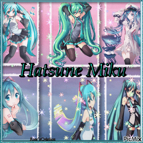 Concours : Hatsune Miku - Бесплатный анимированный гифка