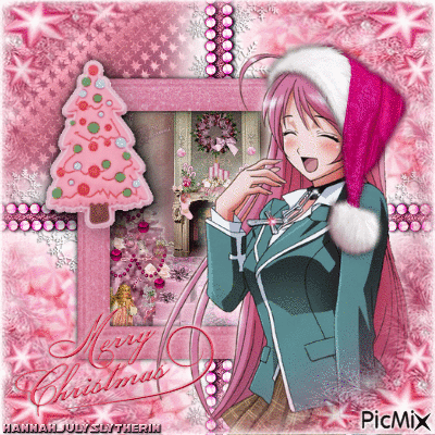 ♥#♥Moka Akashiya's Very Merry Christmas♥#♥ - 免费动画 GIF