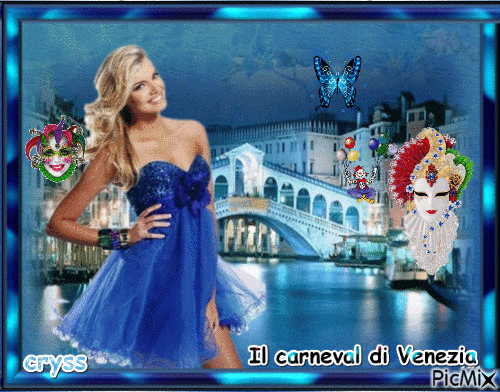 il carnevale di venezia - Darmowy animowany GIF