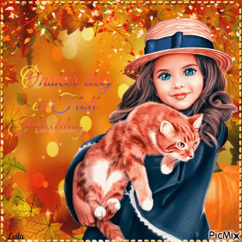 Wishing you a great autumn day - Free animated GIF