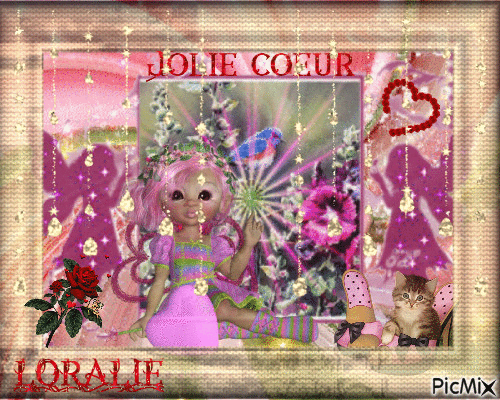 Jolie coeur - Безплатен анимиран GIF