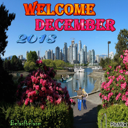Bem-vindo dezembro - Darmowy animowany GIF