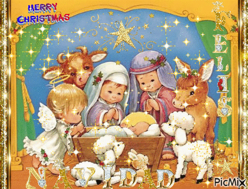 feliz navidad, Merry Chistmas - Darmowy animowany GIF
