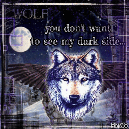 dangerous wolf - Darmowy animowany GIF
