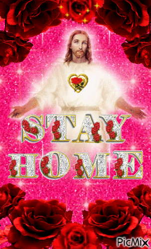 stay home - Free animated GIF