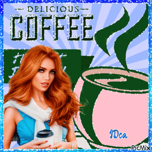 Délicious coffee - Δωρεάν κινούμενο GIF