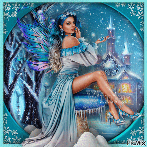 Winter Fairy-RM-01-13-24 - Gratis geanimeerde GIF