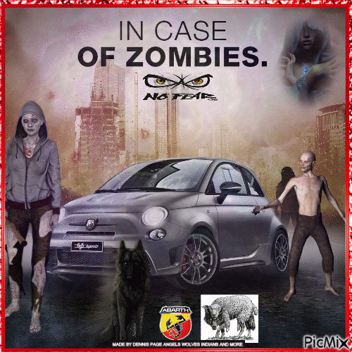 FIAT ABARTH WOLF IN SHEEP CLOTHES - Ingyenes animált GIF