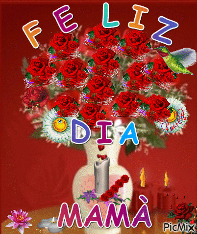 Feliz dia mamá - Bezmaksas animēts GIF