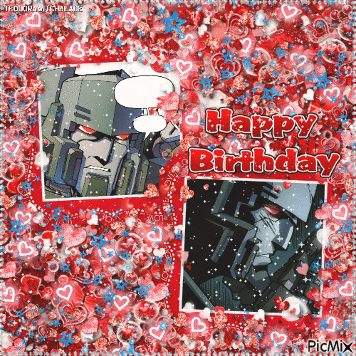 Happy Birthday, Megatron! - Безплатен анимиран GIF