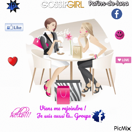 Gossip-Girl - GIF animado grátis