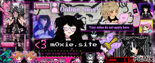moxiesite banner - GIF animé gratuit