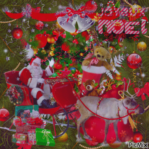 Noël mon beau Noël - Gratis animerad GIF