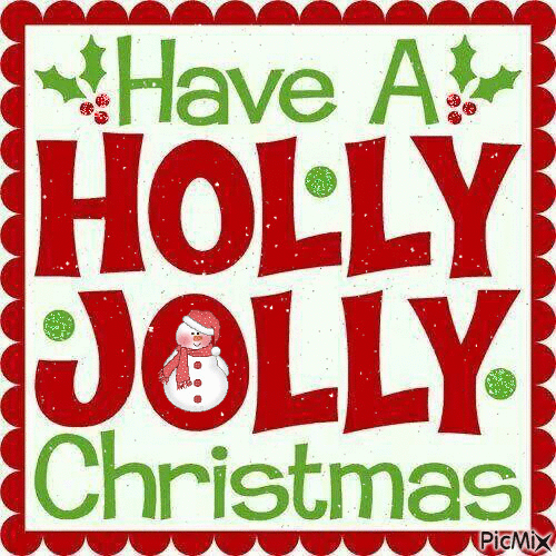 Holly Jolly Christmas - Δωρεάν κινούμενο GIF
