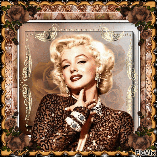 Marilyn Monroe, Actrice américaine - Gratis animerad GIF