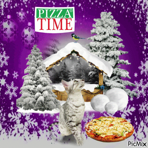 Pizza Time - GIF animé gratuit