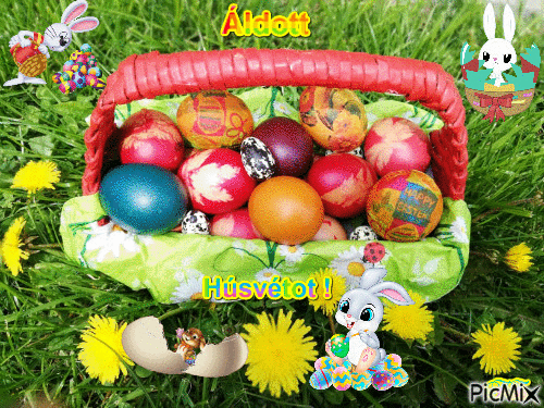 Áldott húsvétot ! - Besplatni animirani GIF